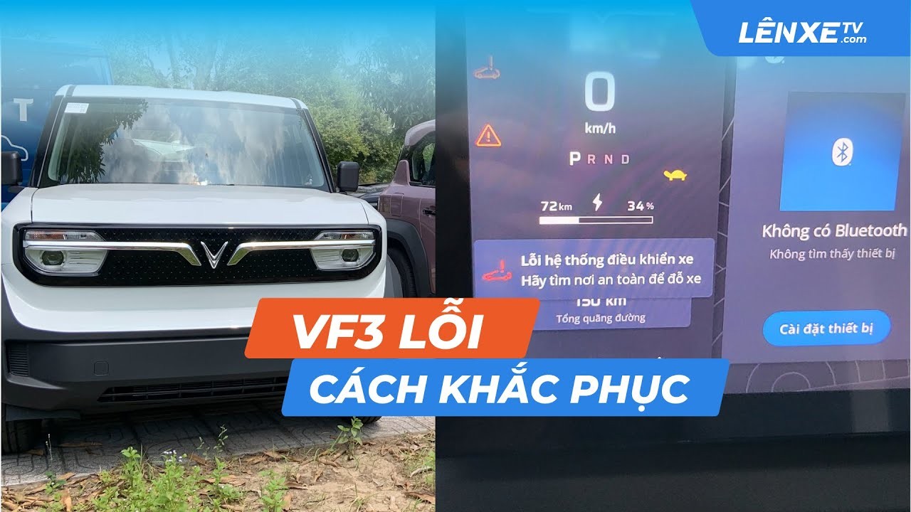 Cách Tự Khắc Phục Lỗi Thường Gặp Trên Xe Điện VinFast VF 3