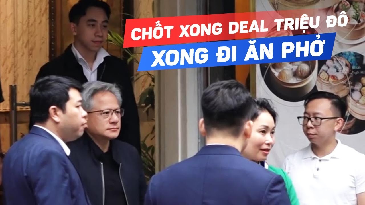 CEO Nvidia Jensen Huang Thăm Việt Nam: Mua VinBrain và Ăn Phở Bát Đàn