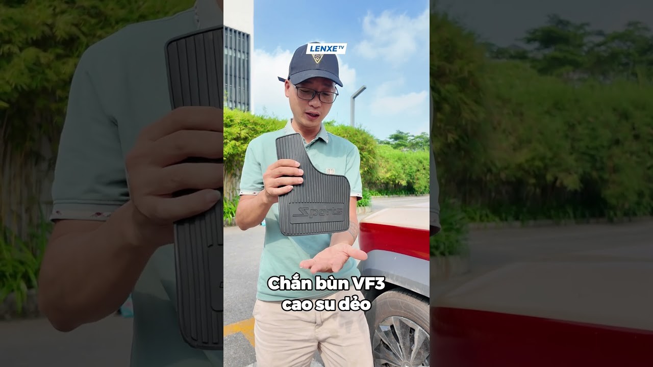 Chắn bùn VinFast VF3: Cao su dẻo, giải pháp chống cạ gầm