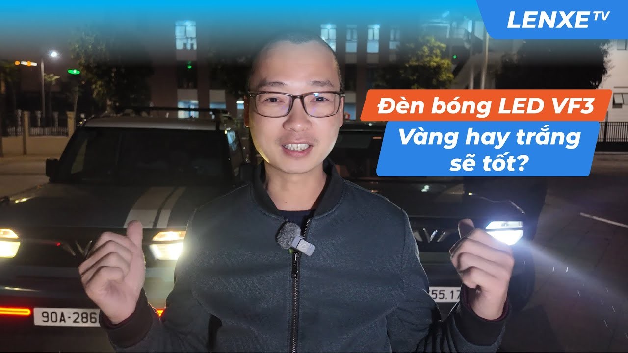 Đèn LED VF3: Ánh Sáng Vàng 4300K Hay Trắng 6000K Tốt Hơn?
