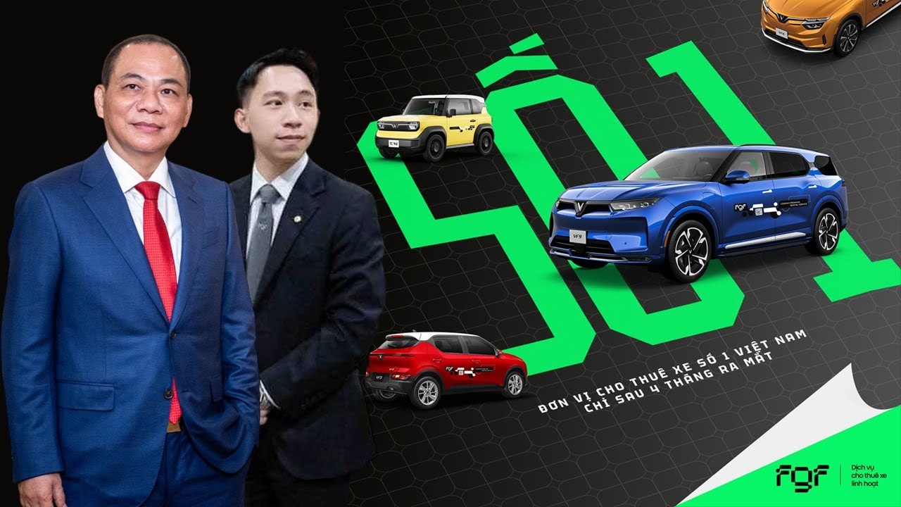FGF Dẫn Đầu Thị Trường Cho Thuê Xe Điện Vinfast Chỉ Sau 4 Tháng