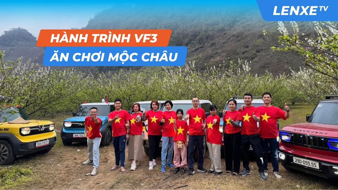 Hành trình VinFast VF 3 chinh phục Mộc Châu: Kinh nghiệm thực tế