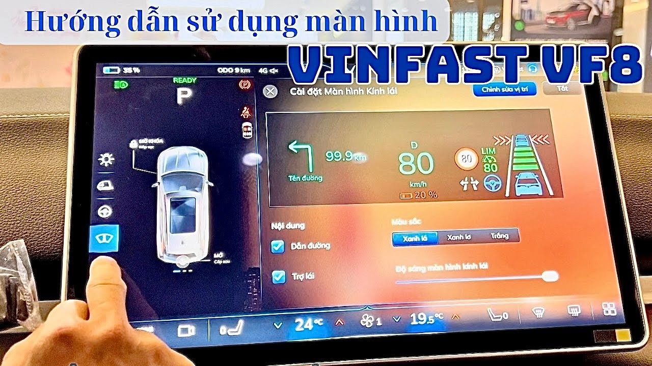 Hướng Dẫn Sử Dụng Màn Hình Trung Tâm VinFast VF8 Chi Tiết