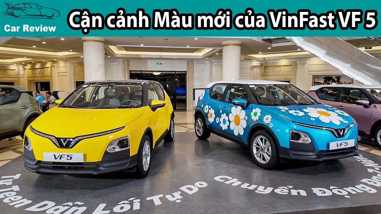 Khám Phá Bảng Màu Mới Trẻ Trung, Cá Tính Của VinFast VF 5 Plus 2024