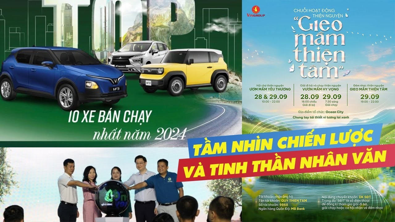 Mỗi Xe Điện VinFast Góp 1 Triệu Đồng Vào Quỹ Vì Tương Lai Xanh Vingroup