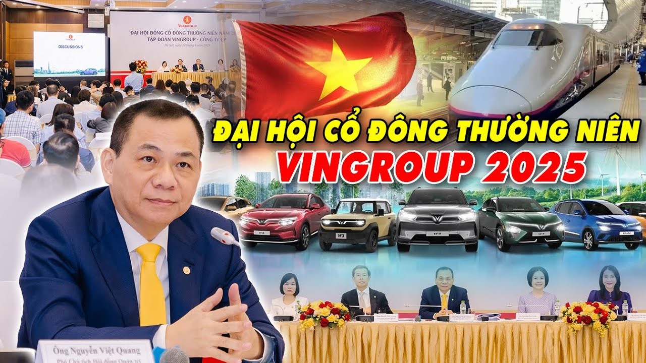 Những Điểm Nóng Từ Đại Hội Cổ Đông Vingroup 2025: Kế Hoạch Táo Bạo Của Ông Phạm Nhật Vượng Cho Vinfast, Hạ Tầng và Năng Lượng Xanh