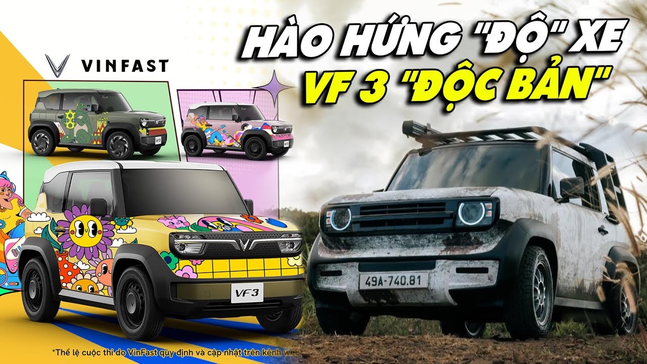 Sôi động Cuộc thi Độ xe Vinfast VF 3: Cộng đồng khoe Chất riêng!