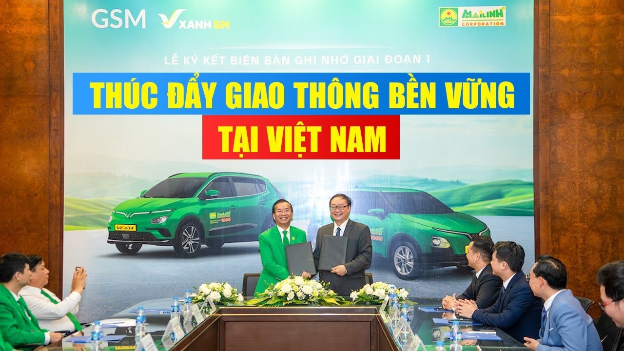 Taxi Mai Linh mua 3.999 xe điện Vinfast từ GSM: Bước Chuyển Mình Xanh