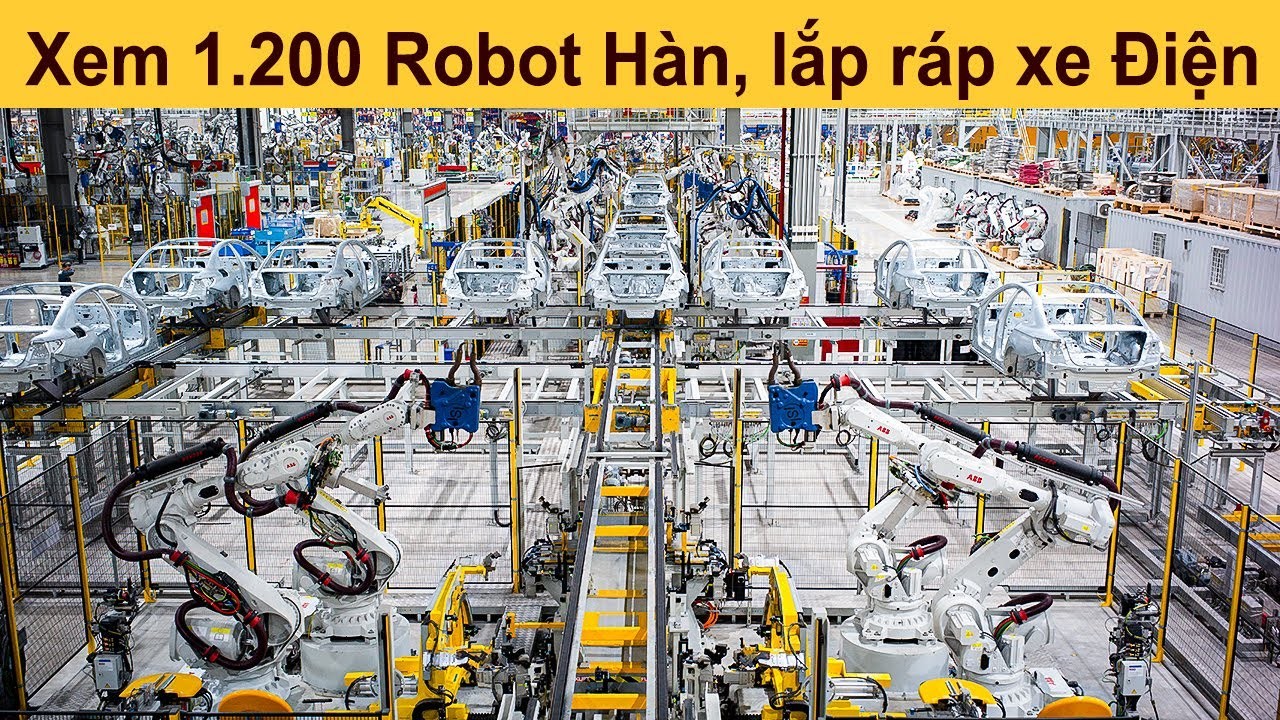 Tham Quan Nhà Máy Vinfast: Chứng Kiến 1.200 Robot Hàn Thân Vỏ Xe Điện Hiện Đại
