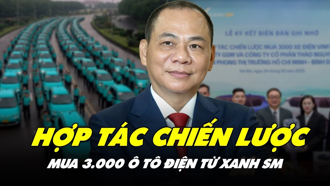 Thảo Nguyên Logistics Hợp Tác GSM Mua 3.000 Xe Điện VinFast, Mở Rộng Taxi Điện Tại Miền Nam