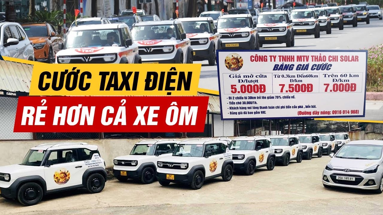 Thêm Hãng Taxi Sơn La Dùng VinFast VF 3: Giá Cước Từ 5.000 VNĐ