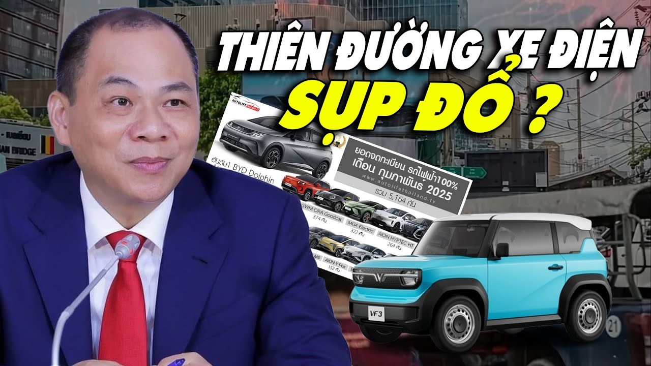 Thị trường xe điện Thái Lan tháng 2/2024: Doanh số giảm mạnh, kém xa VinFast?