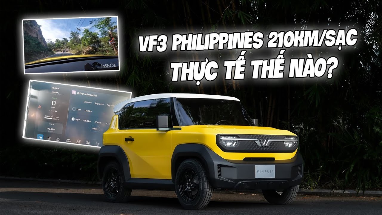 Thử Nghiệm Quãng Đường VinFast VF 3 Thực Tế Tại Philippines: Kết Quả Vượt Mong Đợi