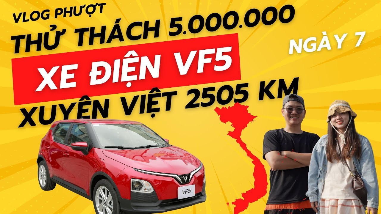 Thử Thách Xuyên Việt VF5: 5 Triệu Đồng Từ Quảng Ngãi Đến Đồng Hới