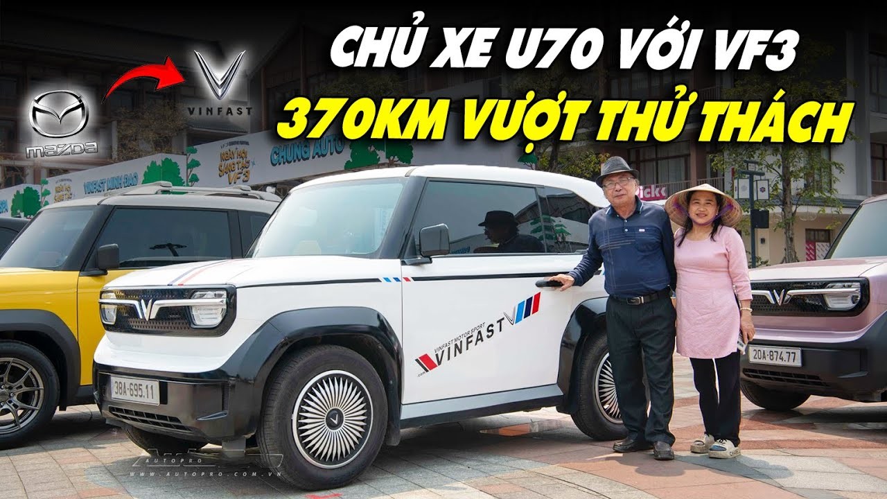 Từ Mazda3 Đến VF3: Bác Tài 66 Tuổi Hà Tĩnh Tự Dán Tem, Lái VinFast VF3 Vượt Hàng Trăm Km Tới Hà Nội