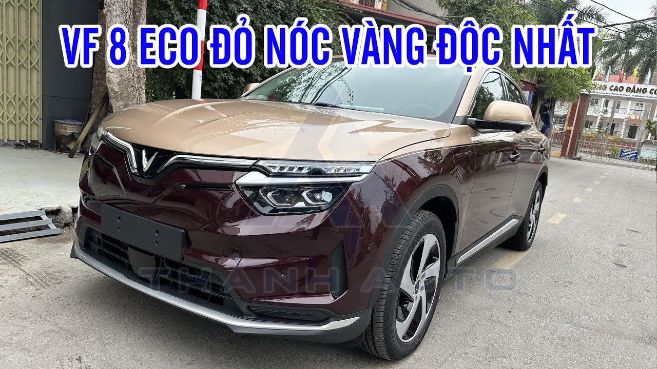 VF 8 Eco Đỏ Nóc Vàng 2025: Độc Bản Sẵn Giao, Giá Hấp Dẫn