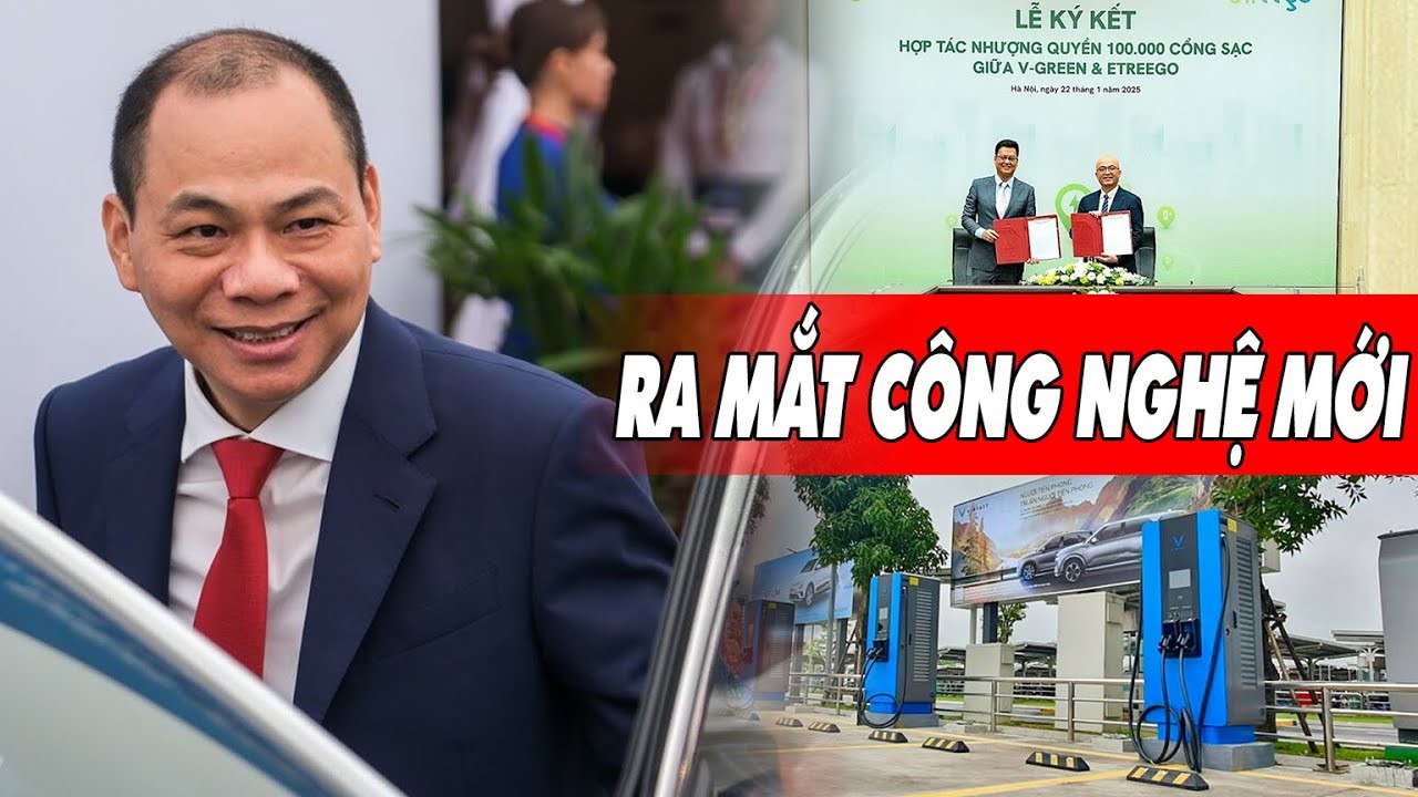VGreen Ra Mắt Công Nghệ Lin: Tăng Tốc Sạc Xe Điện VinFast