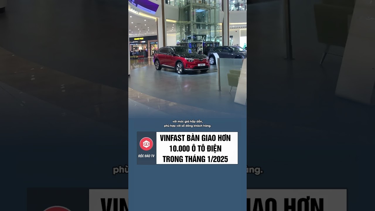 Vinfast Bàn Giao Hơn 10.000 Xe Điện Trong Tháng 1/2025