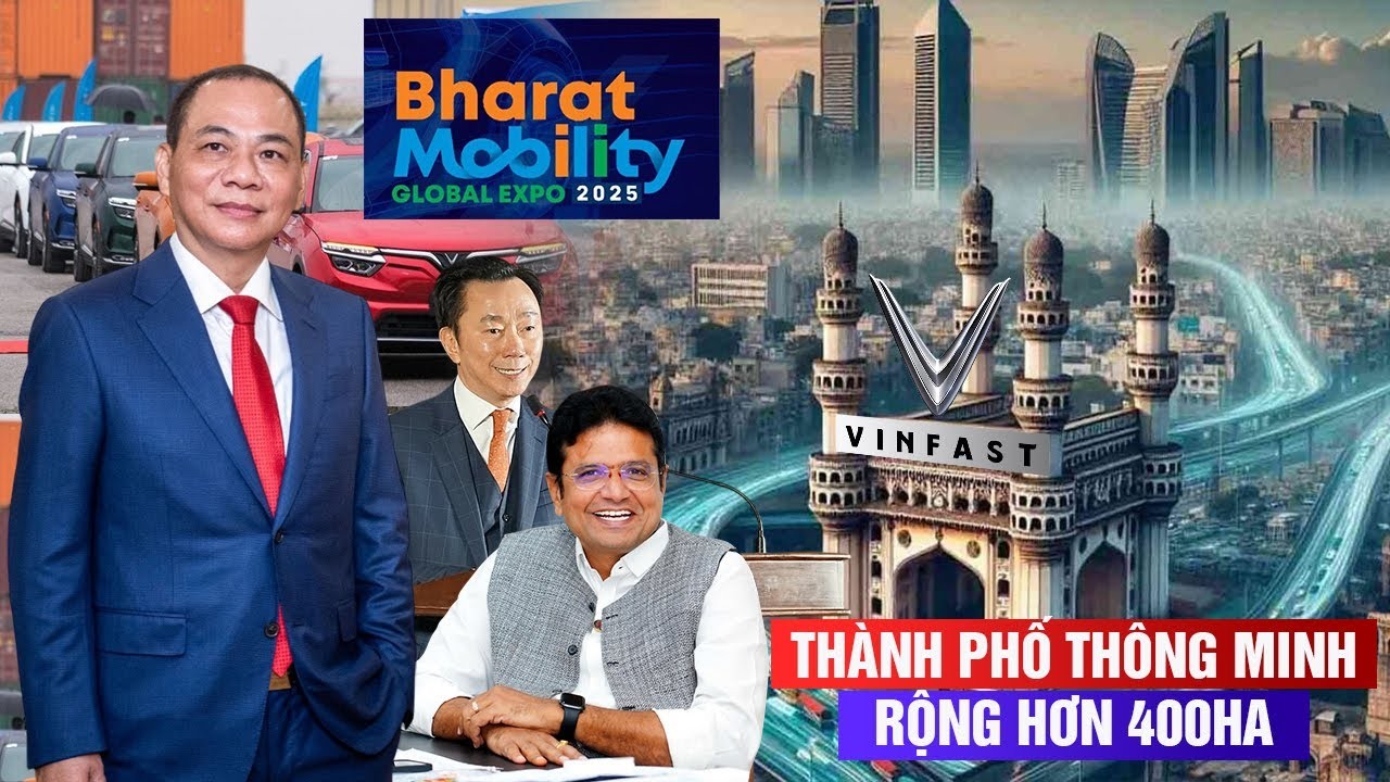 VinFast Công Bố Kế Hoạch Lớn Tại Ấn Độ: Nhà Máy EV và Thành Phố Thông Minh 400ha