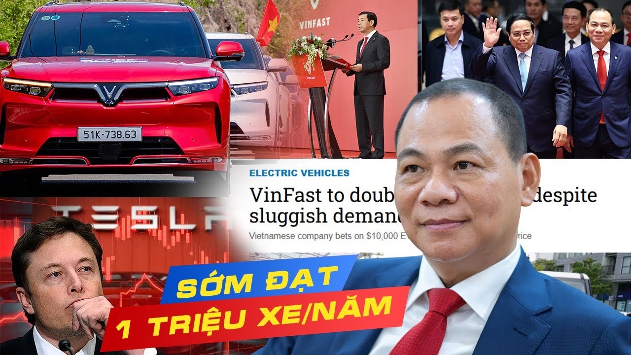 Vinfast Đặt Mục Tiêu Công Suất 1 Triệu Xe/Năm: Kế Hoạch Mở Rộng Toàn Cầu