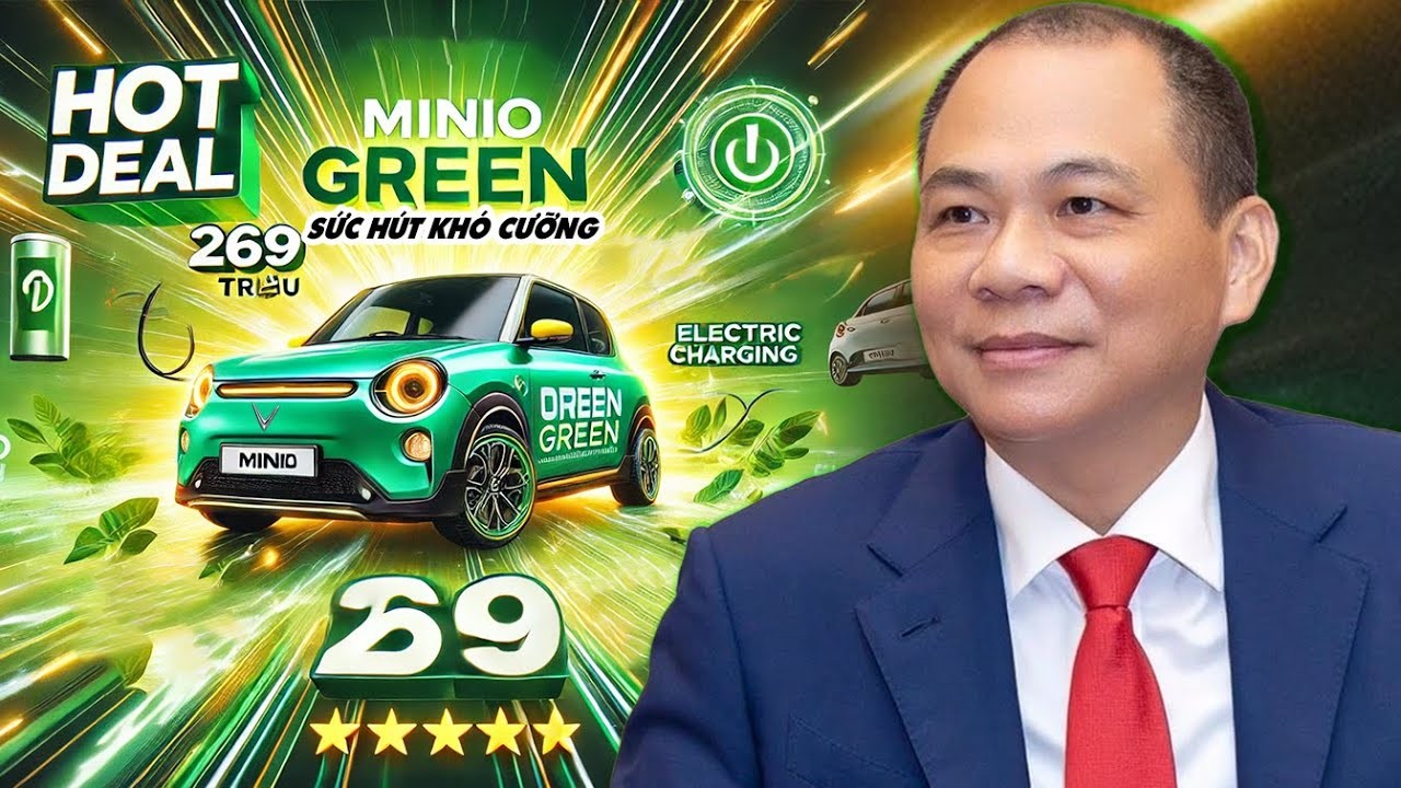 VinFast Green Bùng Nổ: Minio Green Tạo Sốt, Đặt Cọc "Cơ Hội Vàng" Không Thể Bỏ Lỡ