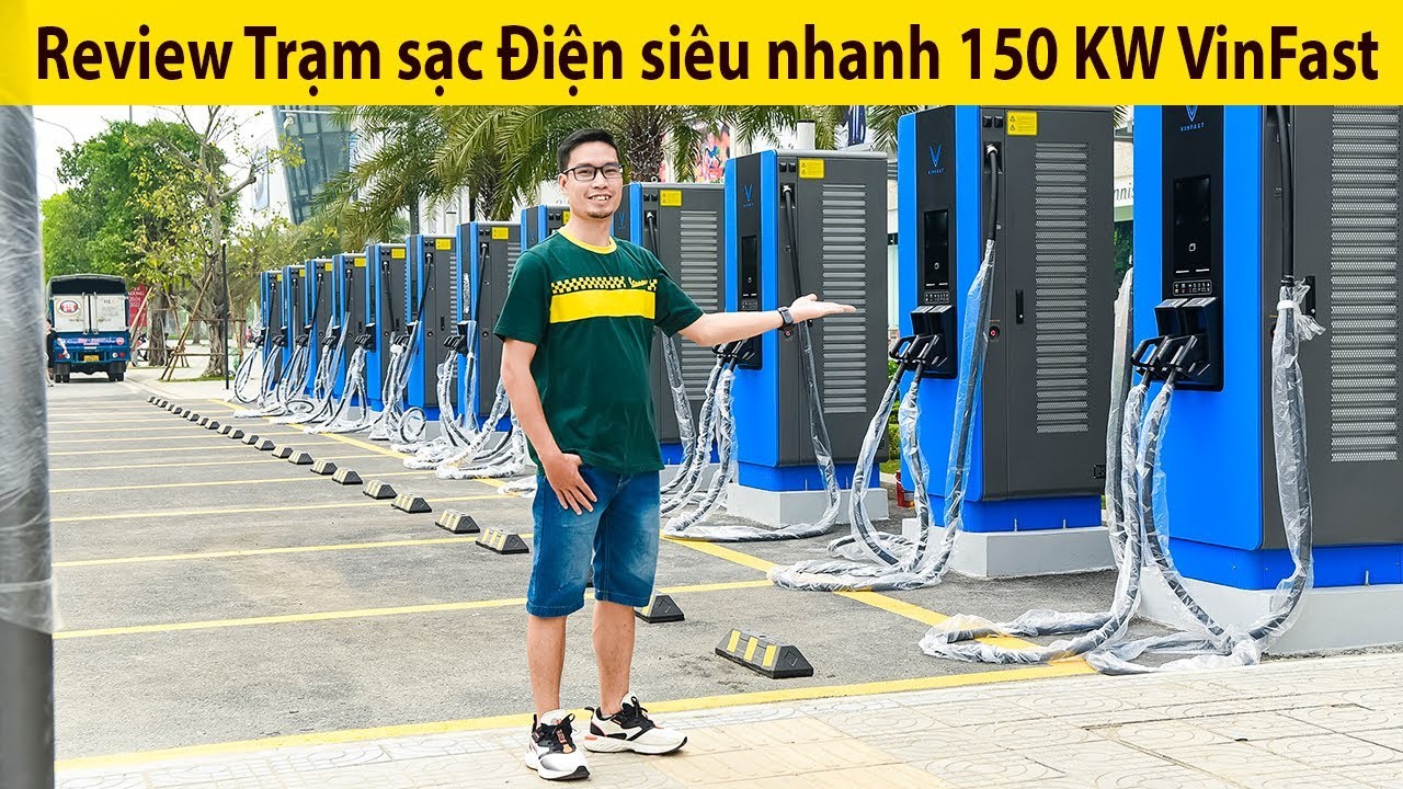 VinFast Lắp Đặt 12 Trạm Sạc Siêu Nhanh 150kW Tại Vinhomes Smart City Hà Nội