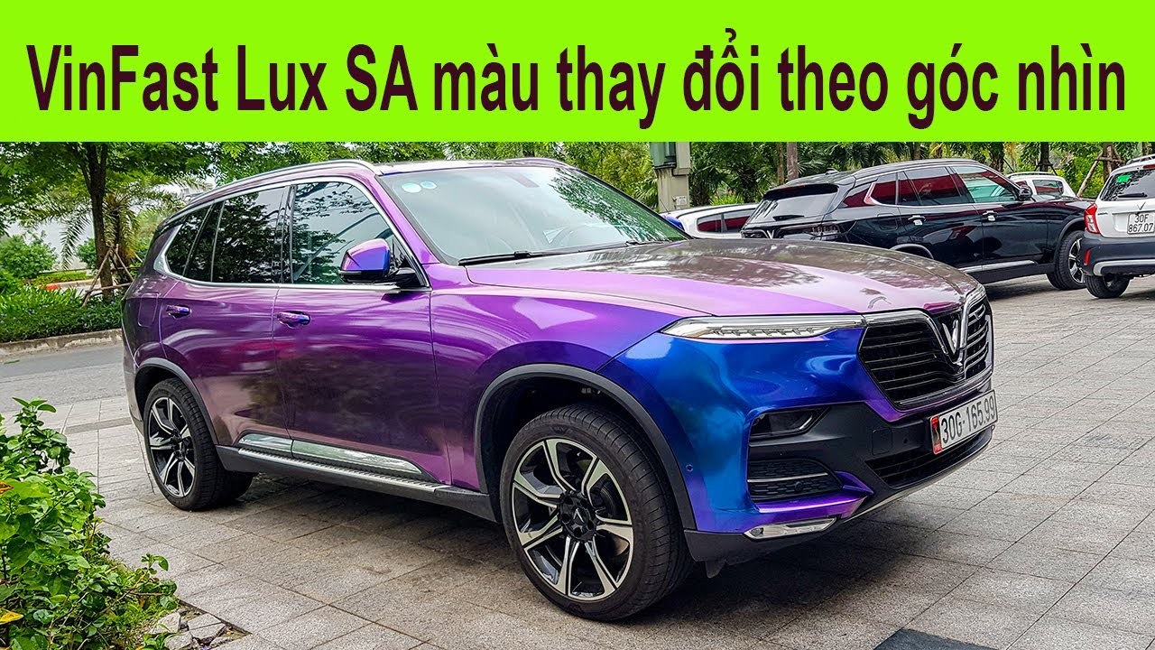 VinFast Lux SA 2.0 Đổi Màu Cực Ấn Tượng: Chi Tiết Phiên Bản Cao Cấp Với Lớp Wrap Độc Đáo