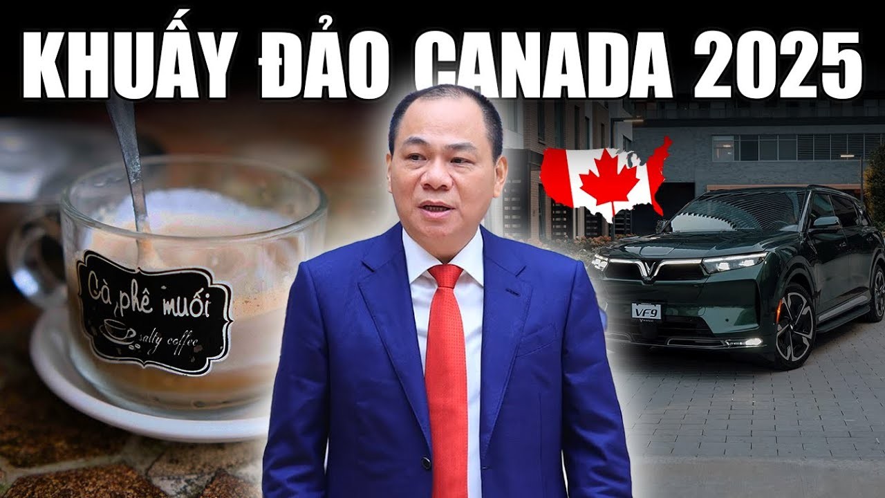 VinFast Mang Xe Điện & "Cà Phê Việt" Khuấy Đảo Triển Lãm Ô Tô Canada 2025