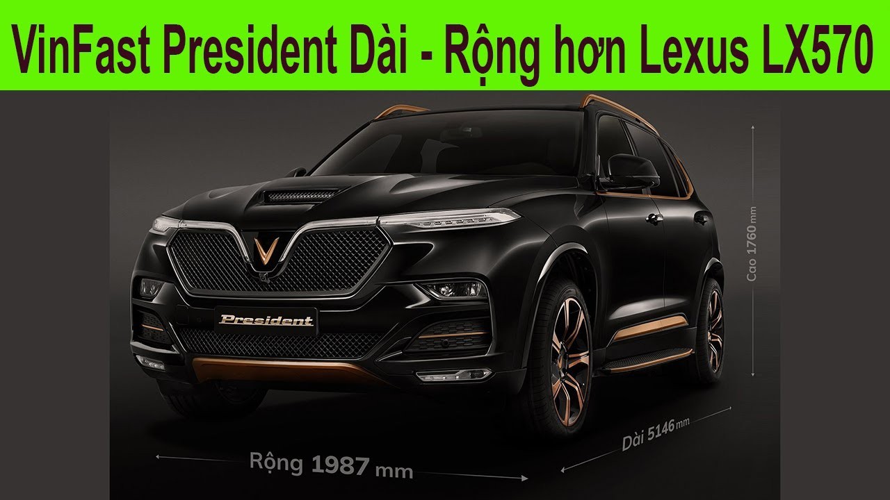 VinFast President V8: Kích thước lớn hơn LX570, đối đầu X7 & GLS