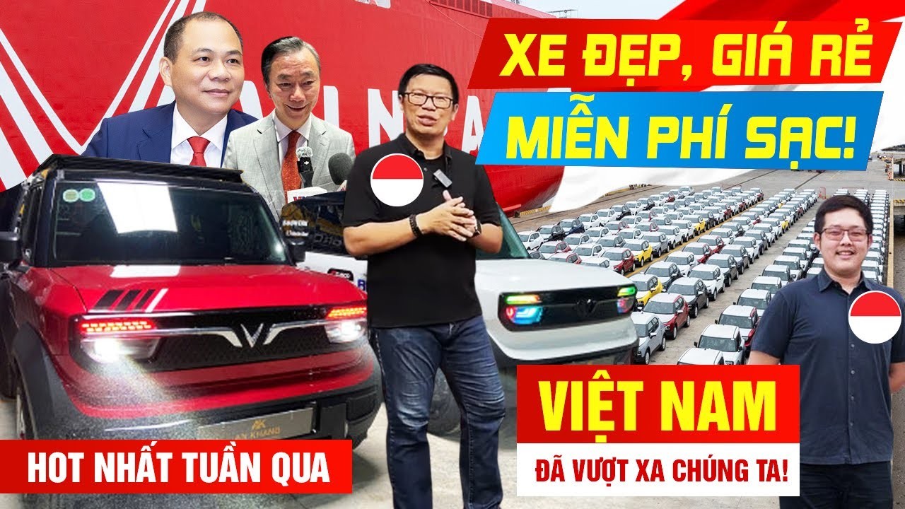 VinFast Tăng Tốc Trên Nhiều Mặt Trận: VF3 Gây Sốt Indonesia, Green Lập Kỷ Lục Đặt Cọc, Vingroup Vượt FPT Về Vốn Hóa