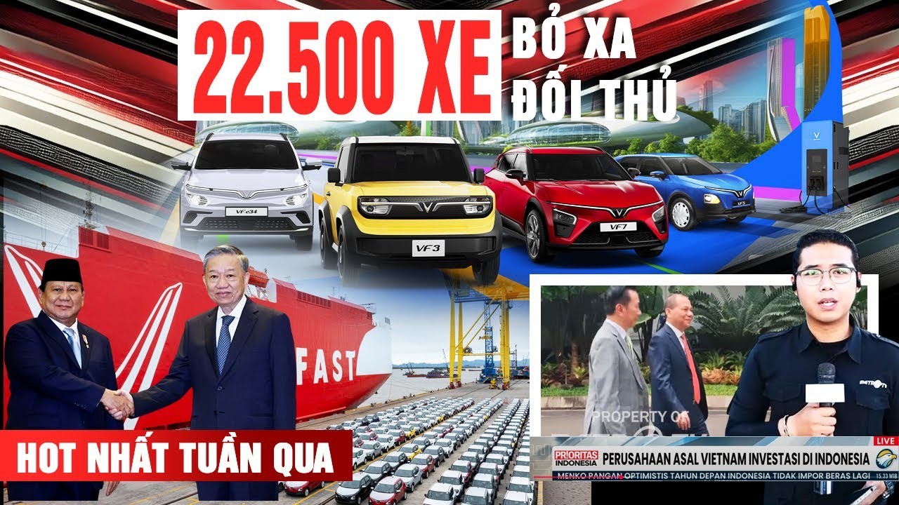 VinFast Tăng Tốc: Xuất Khẩu Xe Sang Indonesia, Dòng Green 'Gây Bão', Doanh Số Vượt Trội, Lọt Top Công Ty Tốt Nhất