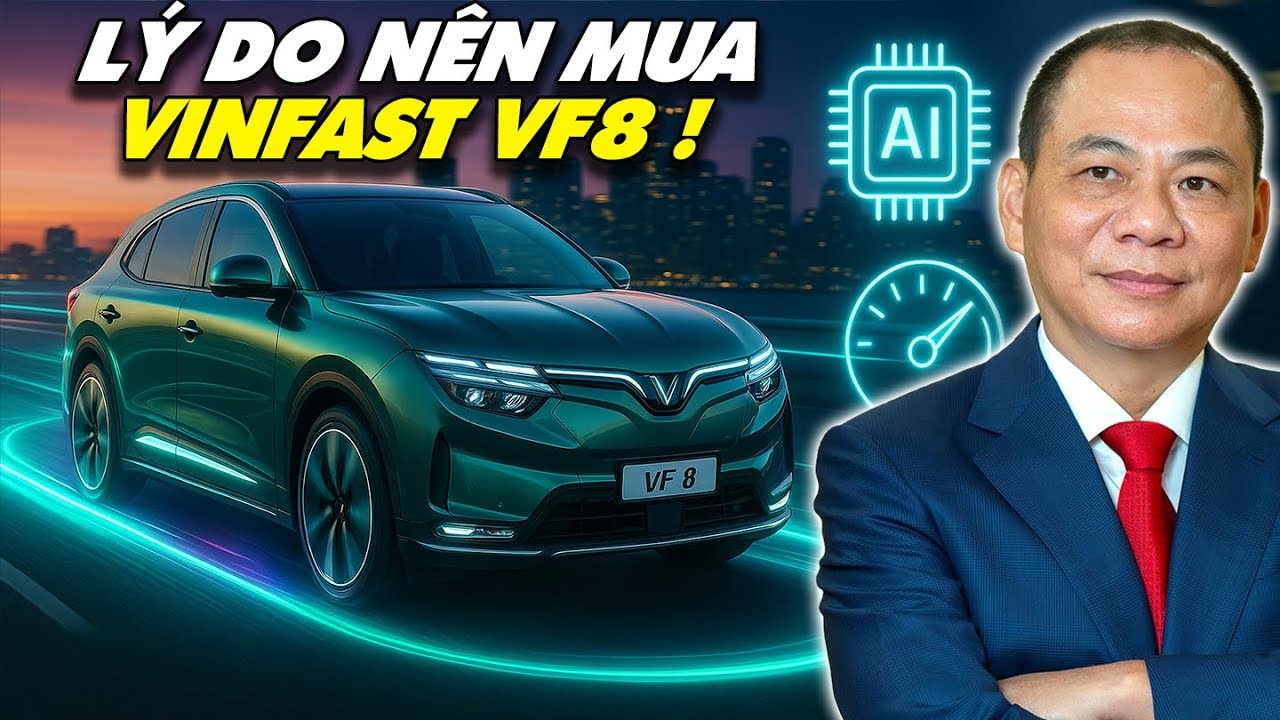 VinFast VF 8: Giải Mã Ưu Thế Về Sức Mạnh, Công Nghệ và Chi Phí