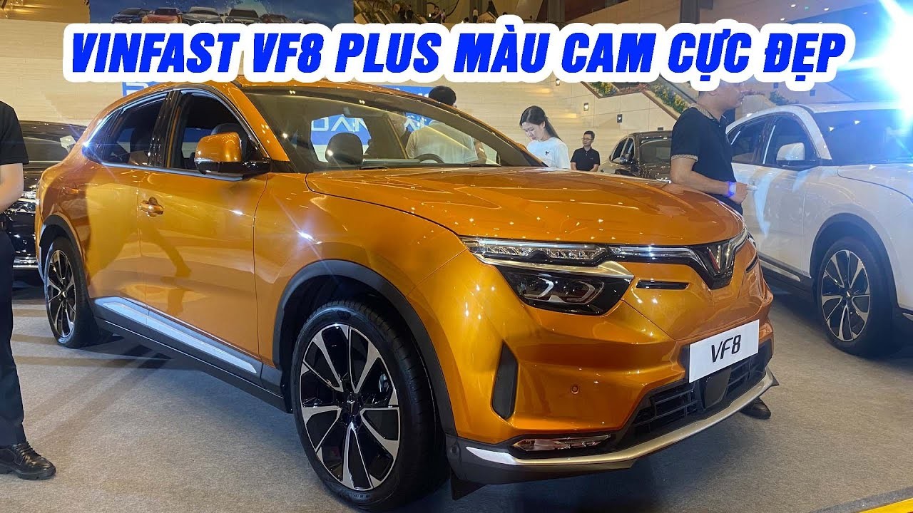 VinFast VF 8 Plus Màu Cam Hoàng Hôn: Chi Tiết & Giá Bán