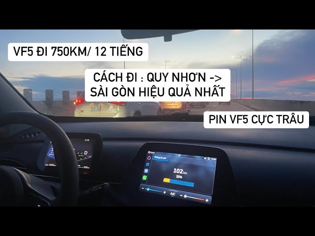 Vinfast VF5: Chinh Phục 750km Quy Nhơn - Sài Gòn Chỉ Trong 1 Ngày