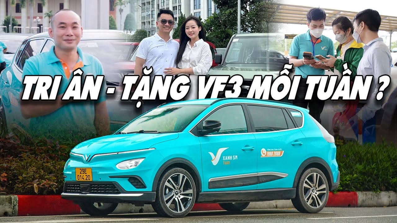 Xanh SM Tri Ân Khách Hàng Và Tài Xế Hơn 16 Tỷ Đồng, Cơ Hội Trúng Xe Vinfast VF 3 Hàng Tuần