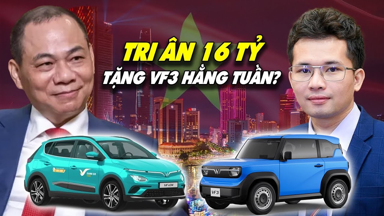 Xanh SM Tung Khuyến Mãi Khủng Tri Ân Khách Hàng: Cơ Hội Trúng Xe Điện VF 3 Hàng Tuần