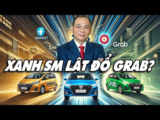Xanh SM Vượt Grab: Xe Điện Vinfast Thay Đổi Cuộc Chơi Taxi Việt