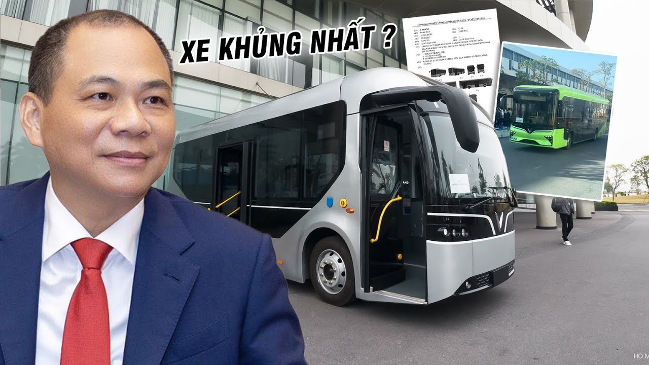 Xe Buýt Điện Vinfast Thiết Kế Mới Lộ Diện Tại Nhà Máy