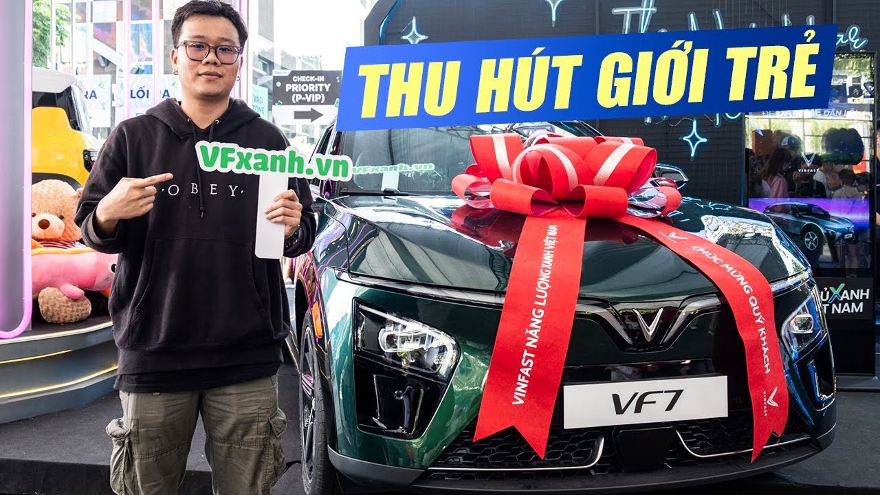 Xe Điện VinFast VF 7 Hút Giới Trẻ Tại ZaloPay Fest 2024