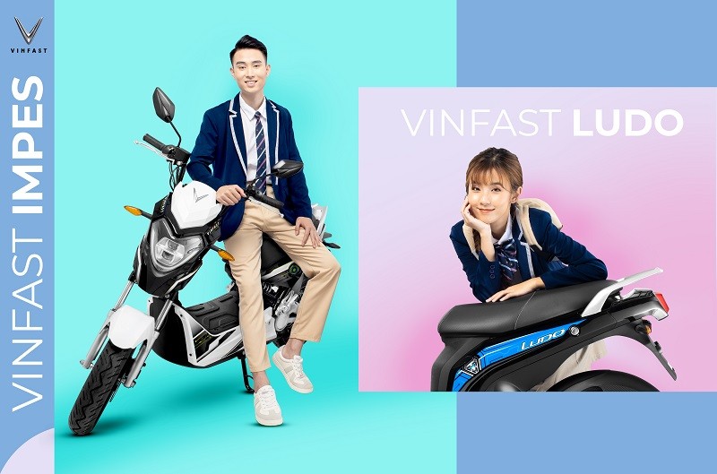 Xe máy điện VinFast Ludo và Impes - lựa chọn hàng đầu của giới trẻ