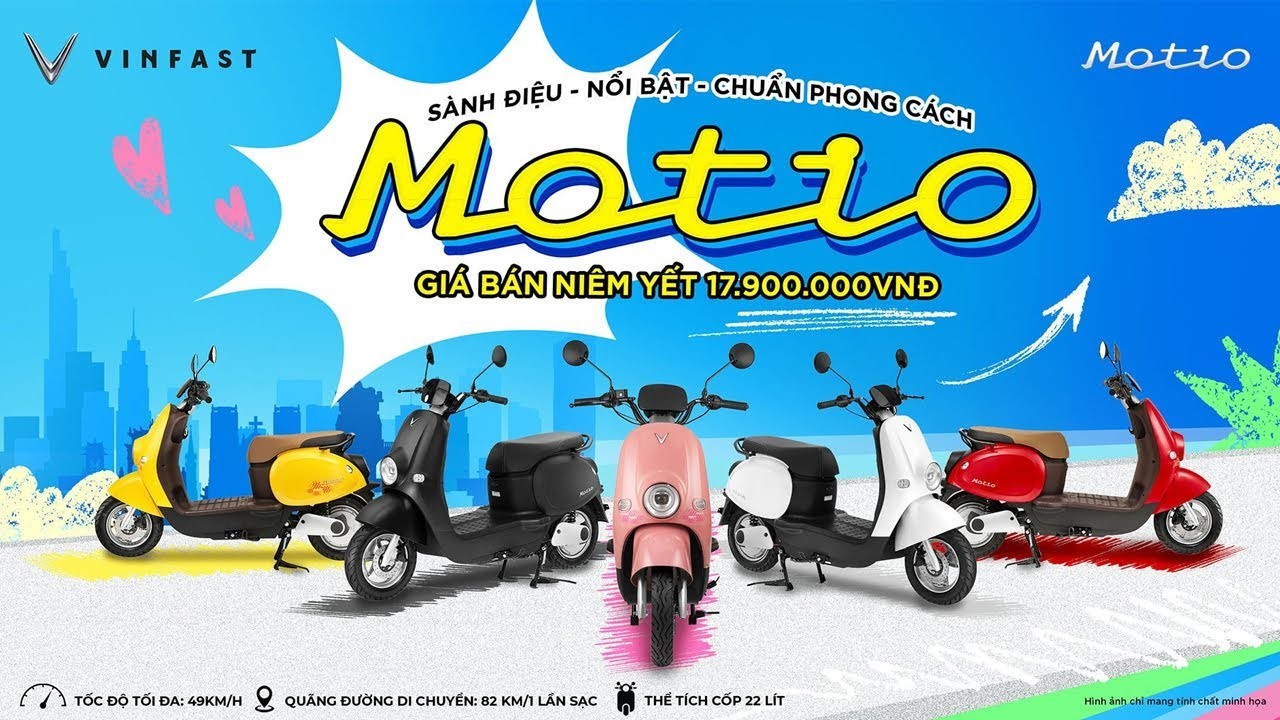 Xe Máy Điện Vinfast Motio: Lựa Chọn Thời Thượng Cho Học Sinh Việt Nam